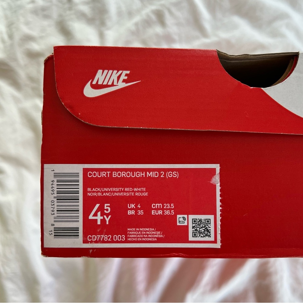 Nike Court Borough Mid 2 (GS) - Picture 12 of 12
